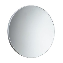 Zrkadlo guľaté v plastovom ráme ø 60 cm, biela