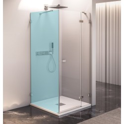 FORTIS EDGE sprchové dvere do niky 900mm, číre sklo, pravé