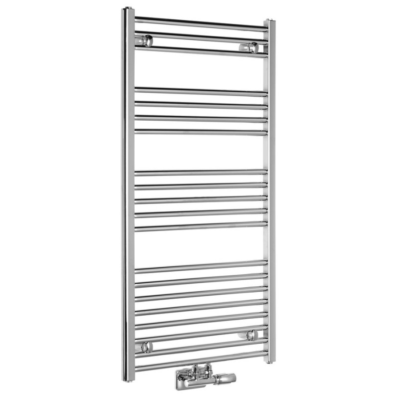 ALYA vykurovacie teleso rovné 600x1188 mm, stredové pripojenie, chróm