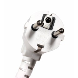 Jet Dryer Napájecí kabel - EU vidlice / konektor IEC C13 - bílý 