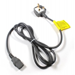 Jet Dryer Napájecí kabel - UK vidlice BS1363 (Type G) / konektor IEC C13  - šedý 