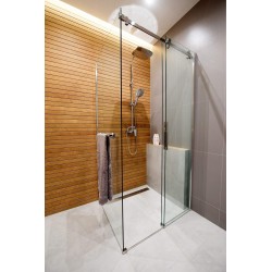 Sprchové dvere, zapustené, 100 cm - posuvné