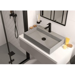 Granite shower tray, rectangular, 100x80 cm