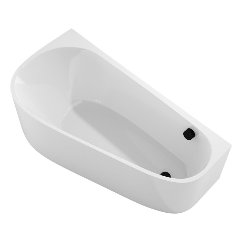 PROJEKTA DL MONOLITH nástenná stojaca vaňa 156x77x60cm, bielá