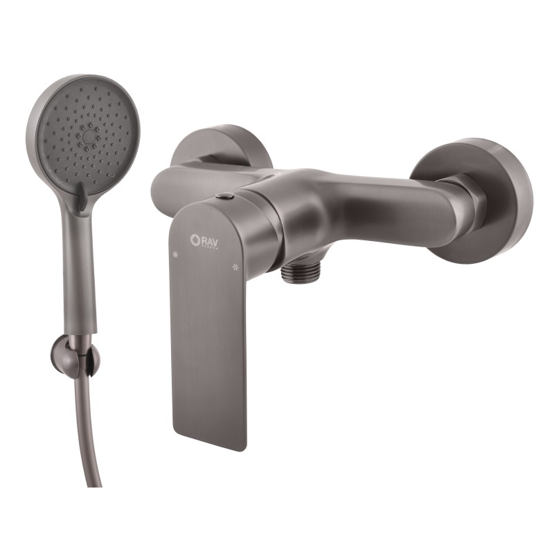 Vodovodná batéria sprchová NIL - metal grey