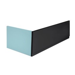 PLAIN panel čelný 170x59cm, čierna mat, pravý