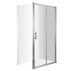Sprchové dvere, zapustené, 120 cm - posuvné