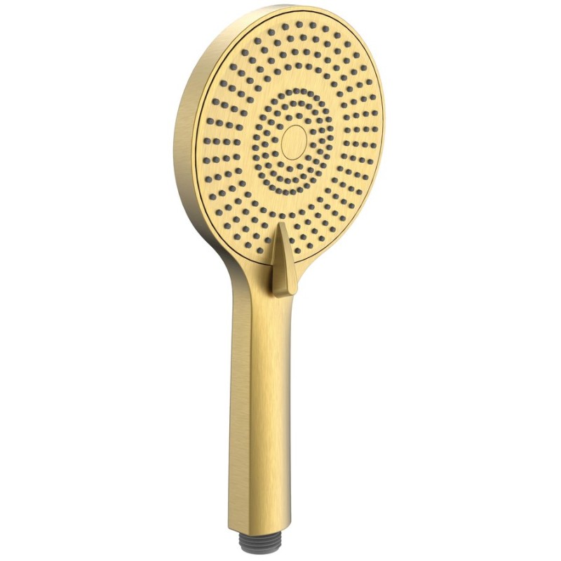 Ručná masážna sprcha, 3 režimy, Ø 120 mm, ABS/ zlato mat