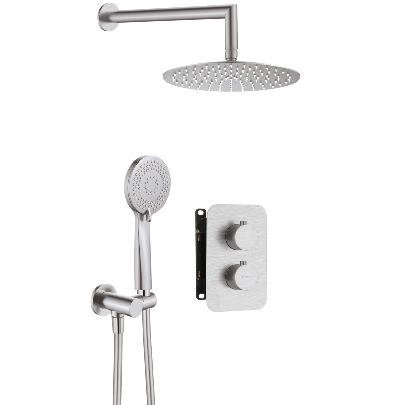 Box Concealed shower set, with thermostatic BOX