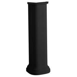 WALDORF univerzálny keramický stĺp k umývadlam 60,80cm, čierna mat