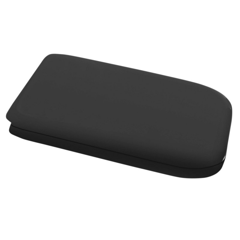 WALDORF WC sedátko, Soft Close, čierna mat/chróm