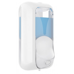 PLUS dávkovač tekutého mydla 550ml, biela/transparent