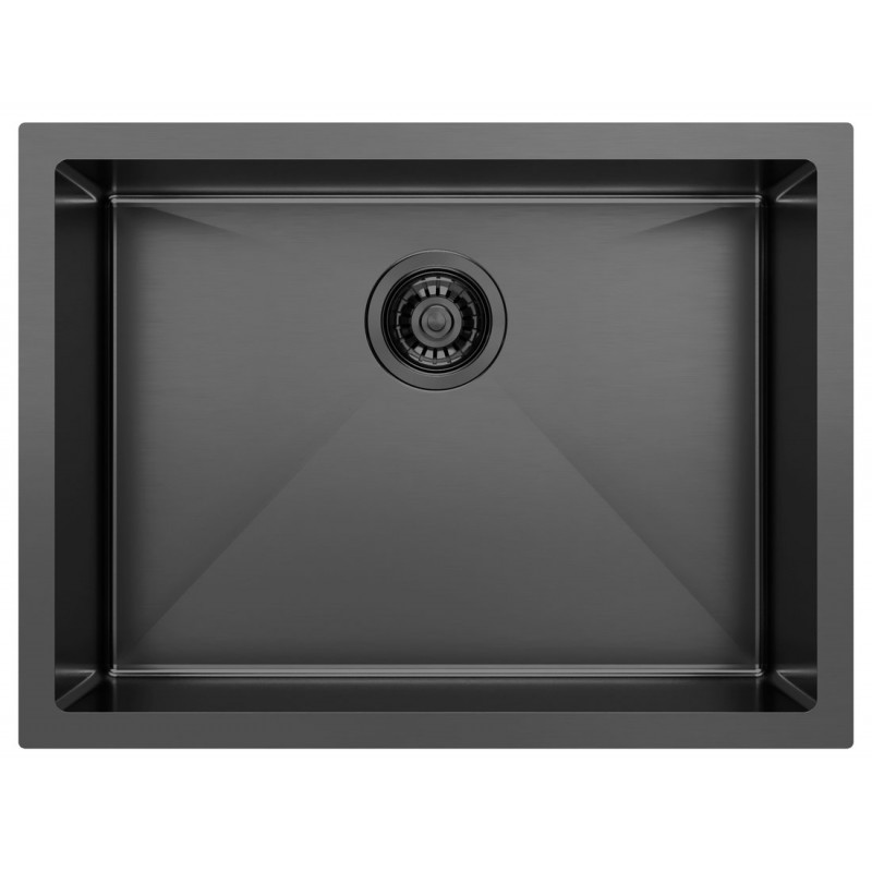 ZENITH nerezový drez 60x45cm, antracit