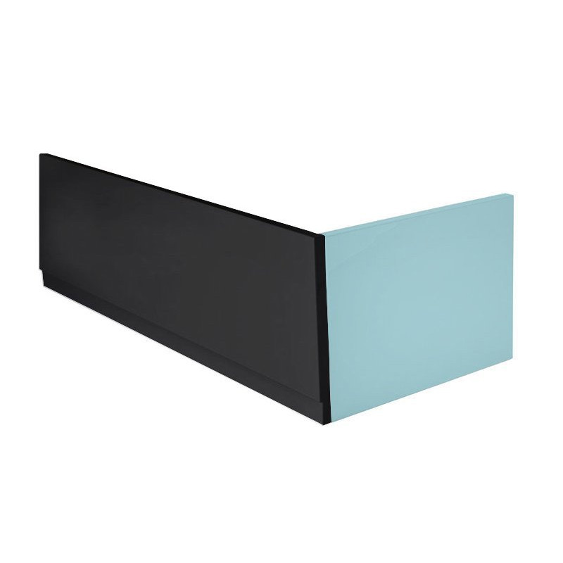 PLAIN panel čelný 150x59cm, čierna mat, ľavý