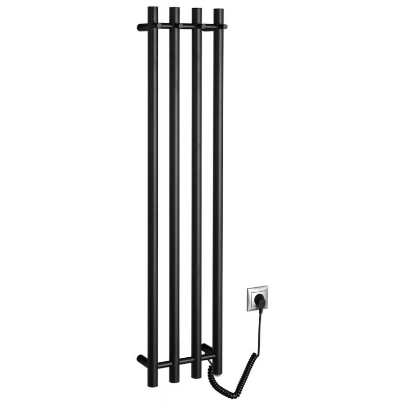 PAPINADO elektrický sušiak uterákov, 263x1200mm, 85W, čierna mat