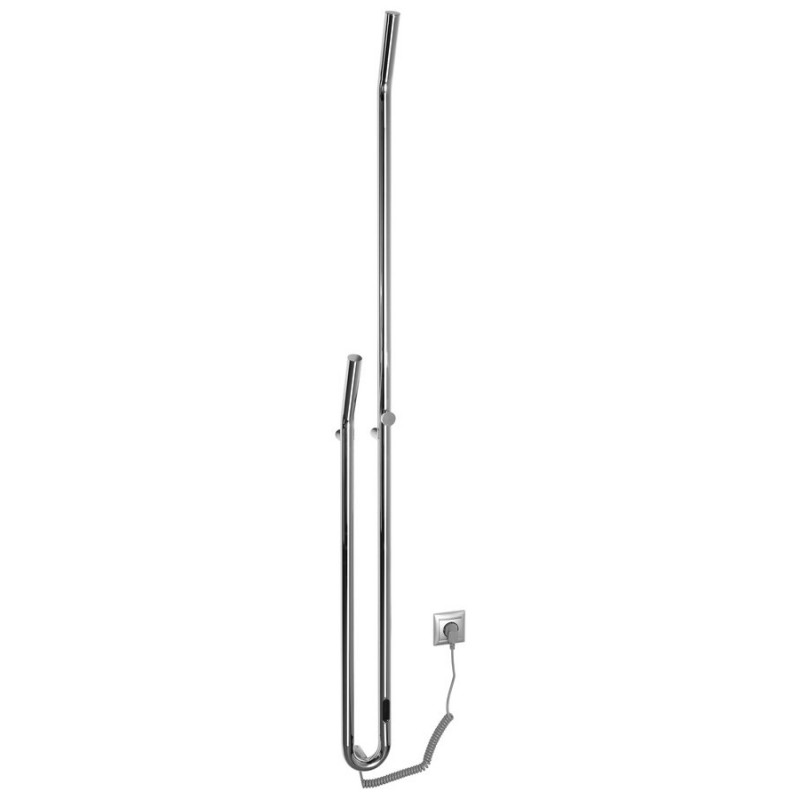 DUOPASSO elektrický sušiak uterákov s časovačom, 122x1700mm, 45 W, chróm