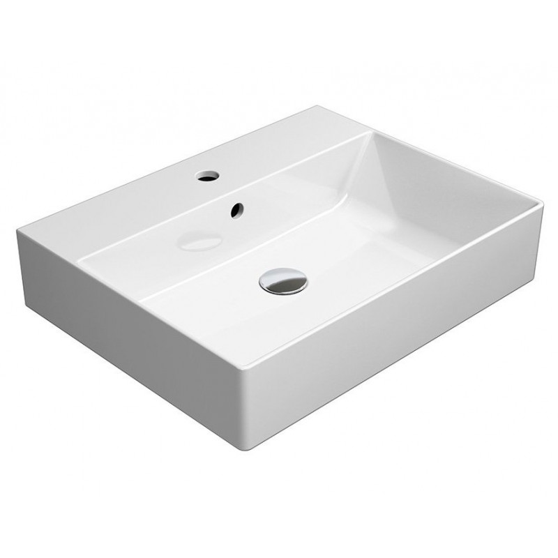 KUBE X keramické umývadlo 60x47cm, rektifikovaná verzia, biela mat