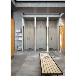 Sprchové dvere, zapustené, 110 cm - závesné
