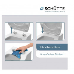 Schütte RAINDROP | Duroplast HG, Soft Close 