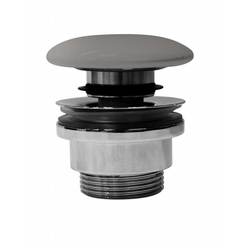 GSI umývadlová výpust 5/4", click-clack, keramická zátka, tortora mat