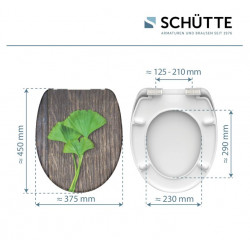 Schütte GINGKO und WOOD | Duroplast, Soft Close 