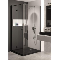 Shower wall / walk-in, Kerria Plus system, 80 cm