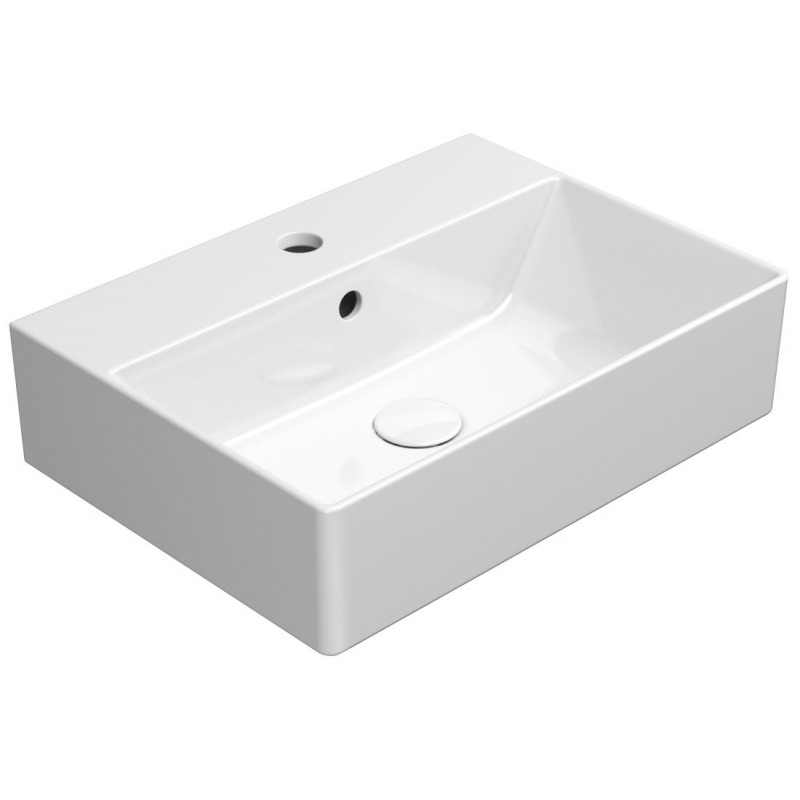 KUBE X keramické umývadlo 50x37cm, rektifikovaná verzia, biela ExtraGlaze