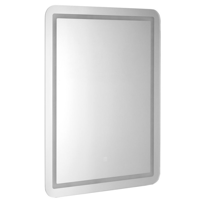 SALICA zrkadlo s LED osvetlením 60x80cm, dotykový senzor, stmievateľné