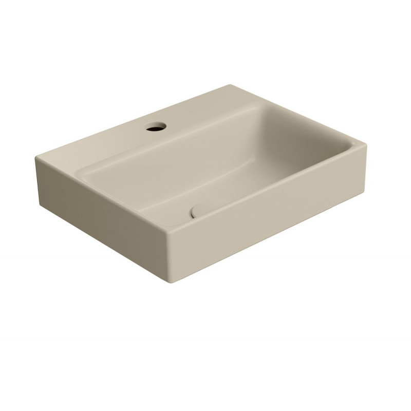 NUBES keramické umývadlo 40x32cm, creta mat