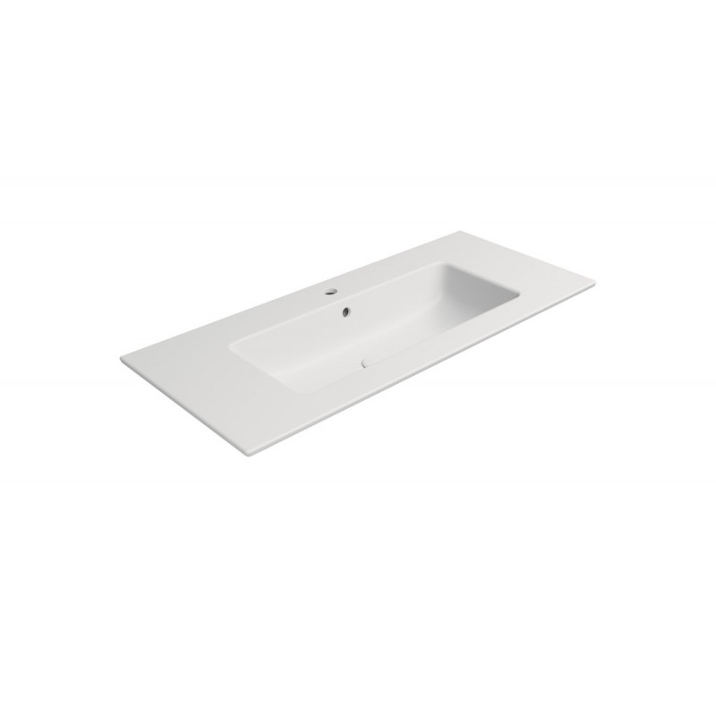 PURA keramické umývadlo Slim 102x46cm, biela mat