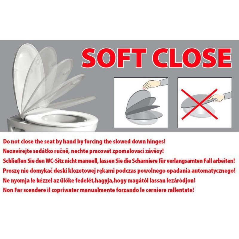PURA/KUBE X WC sedátko Soft Close, duroplast, čierna mat/chórm