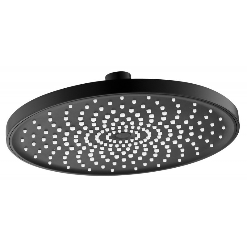 Hlavová sprcha, priemer 220mm, ABS/čierna mat