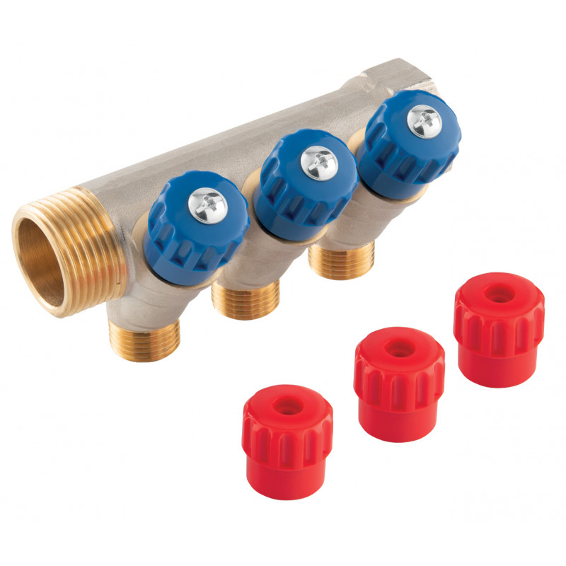 Sanitárny rozdeľovač 1"x1/2", 2-cestný