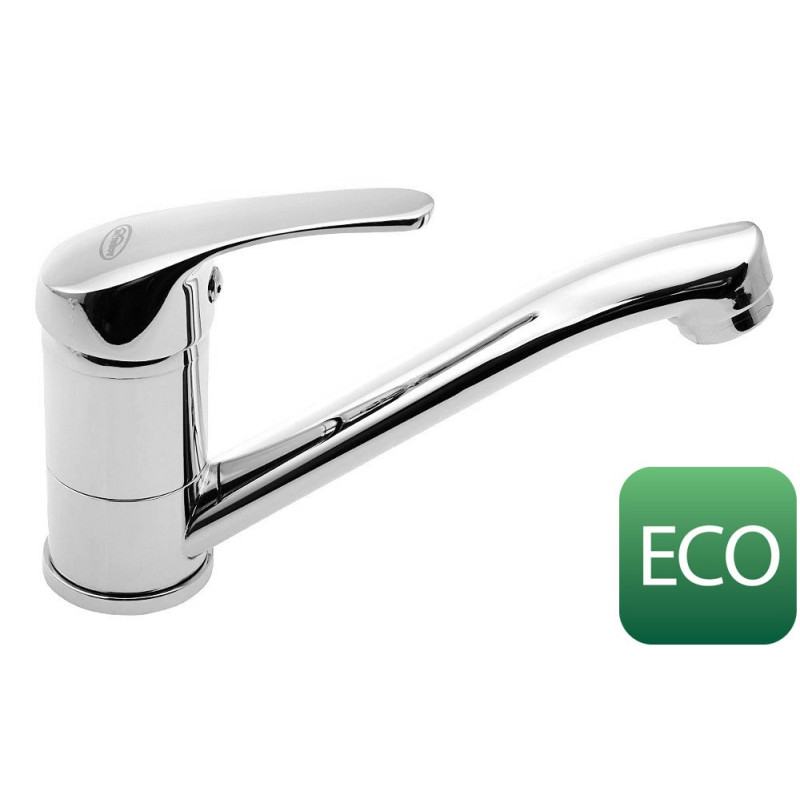 AQUALINE 35 umývadlová batéria s otočnou hubicou, bez výpusti, ECO miešacia kartuša, chróm