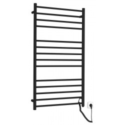 REDONDO elektrický sušiak uterákov, guľatý, 630x1160 mm, 130 W, čierna