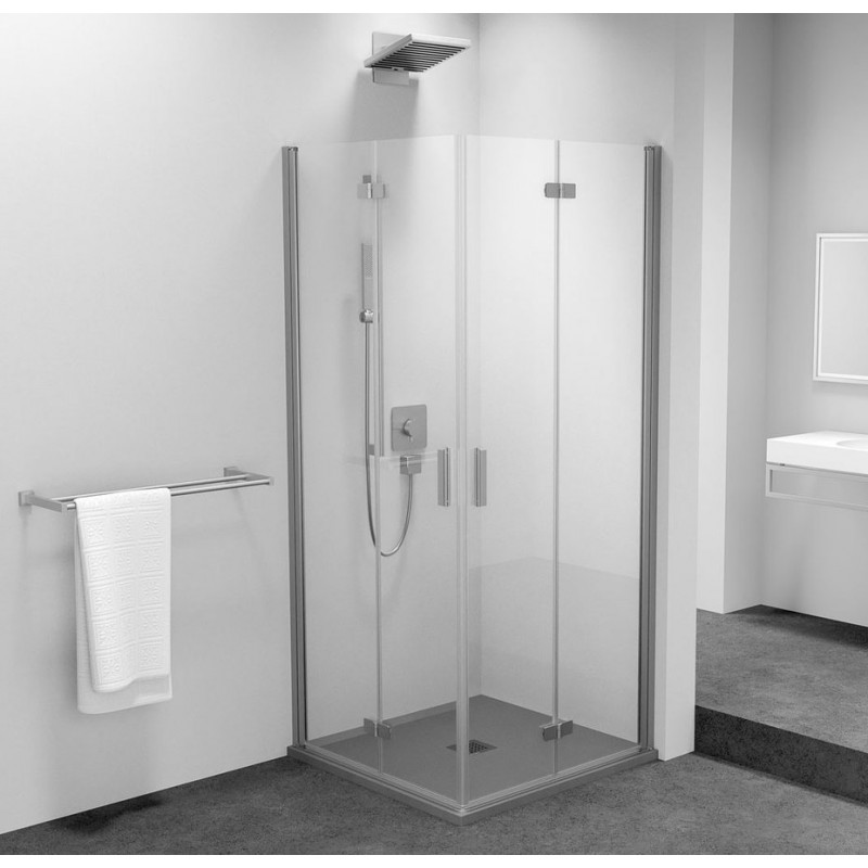 ZOOM obdĺžniková sprchová zástena 800x900mm, rohový vstup