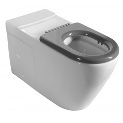 MEDIC RIMLESS misa pre kombi WC, spodný/zadný odpad, biela
