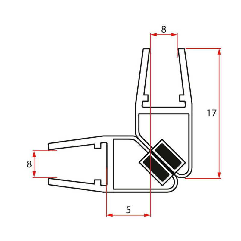 FORTIS magnet FORTIS, 1ks