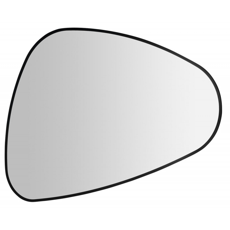ELENA LED podsvietené zrkadlo 20W, 68x96cm, čierna mat