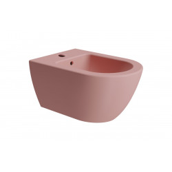 PURA bidet závesný 36x55cm, blush mat