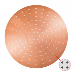 Hlavová sprcha guľatá kovová ø 30 cm