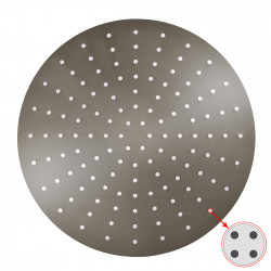 Hlavová sprcha guľatá kovová ø 30 cm