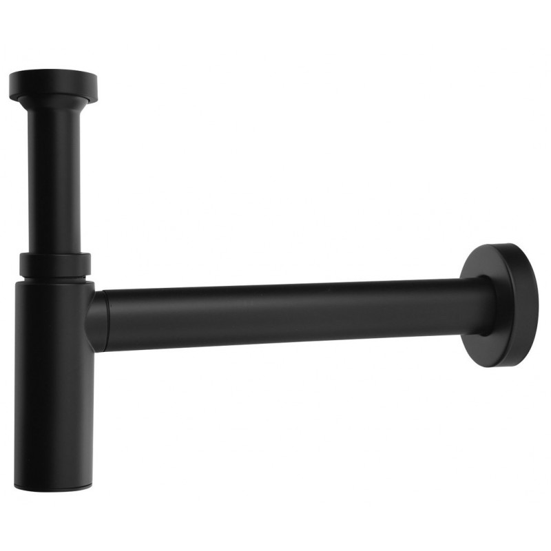 MINITOTI umývadlový sifón 5/4"-32mm, čierna matná