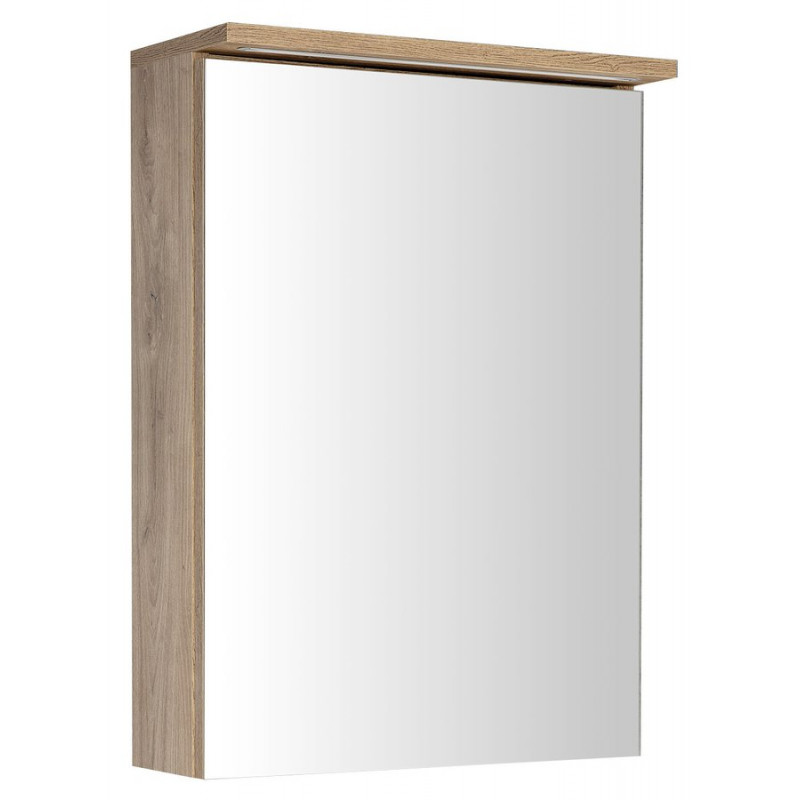KAWA STRIP Galérka s LED osvetlením 50x70x22cm, dub emporio