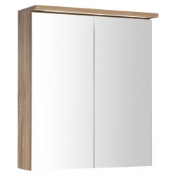 KAWA STRIP Galérka s LED osvetlením 60x70x22cm, dub emporio