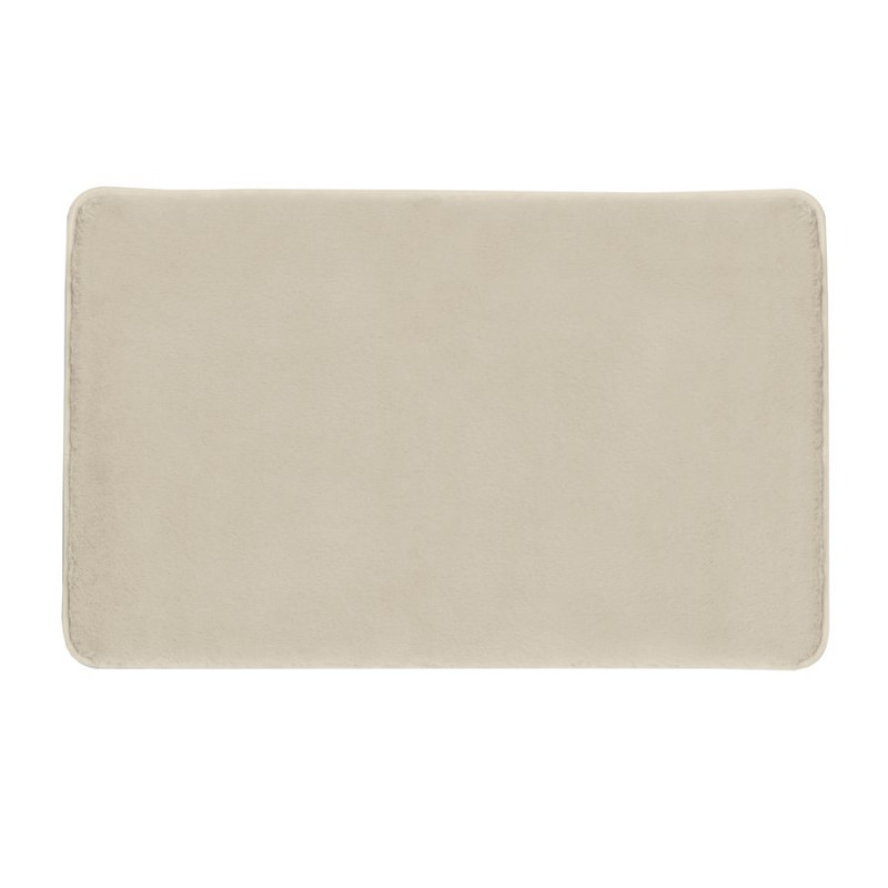 FUZZY kúpeľňová predložka, 50x80cm, 100% polyester, protišmyk, tortora