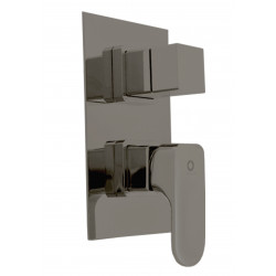 Vodovodná batéria sprchová vstavaná s keramickým prepínačom YUKON - METAL GREY - kartáčovaná