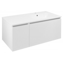 LOREA skrinka s umývadlom 101x46x51,5cm (30+70 cm), pravá, biela matná