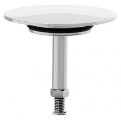 Zátka výpuste vaňovej súpravy s napúšťaním prepadom, chróm