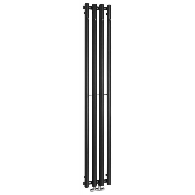 PILON vykurovacie teleso 270x1800mm, so 4 háčikmi, čierna mat